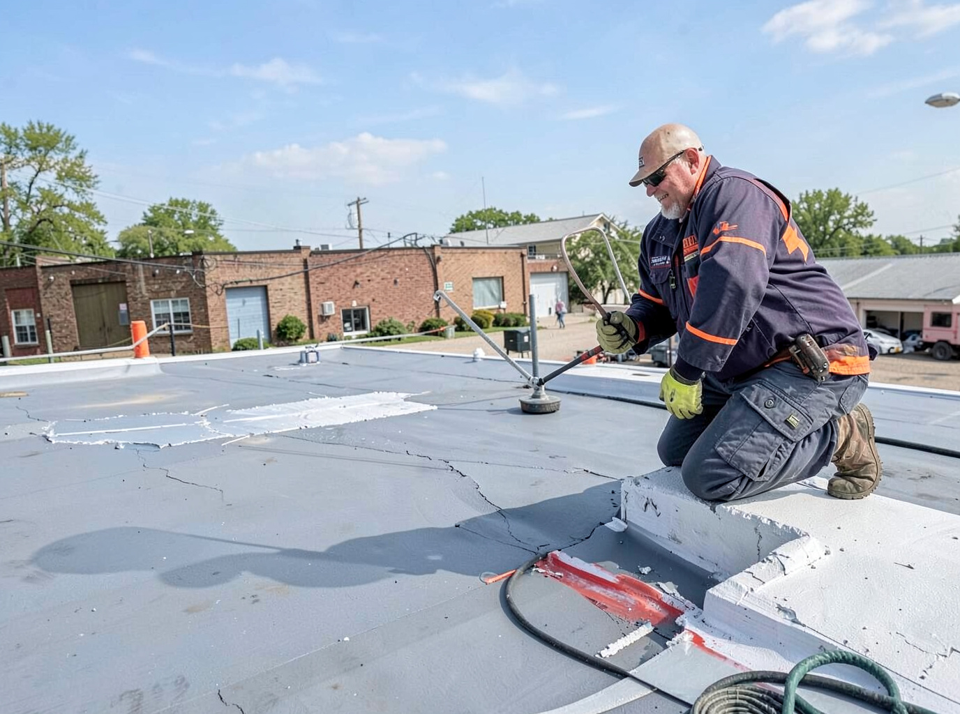 Commercial Flat Roof Repair in Billings