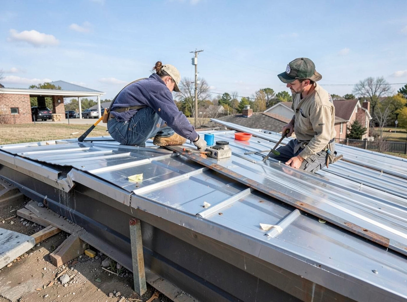 Metal Roofing Installation in Billings