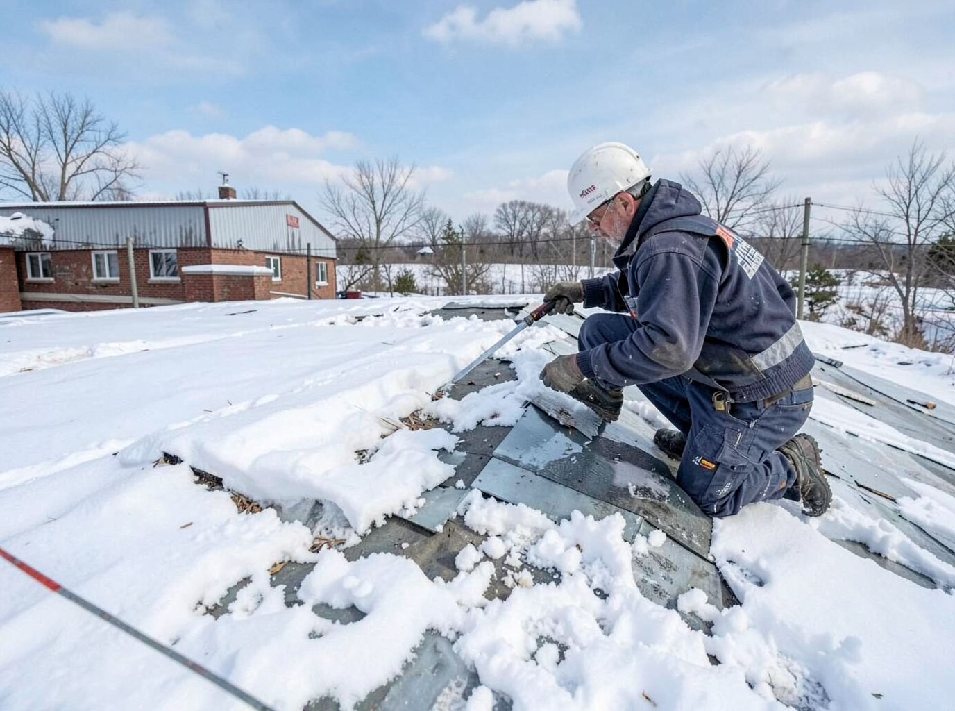 Snow And Ice Roof Damage Repair in Billings